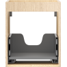 Mexen Box-A cuerpo de mueble de lavabo 40 cm, 1 cajón, roble - 91AX0-0400-470-1-81
