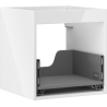 Mexen Box-A kastlichaam voor wastafelonderkast 45 cm, 1 lade, wit glans - 91AX0-0450-470-1-00