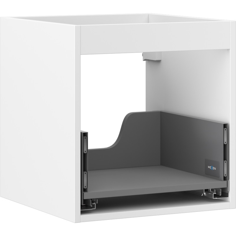Mexen Box-A kappkorpus valamualuse jaoks, 45 cm, 1 sahtel, valge matt - 91AX0-0450-470-1-01