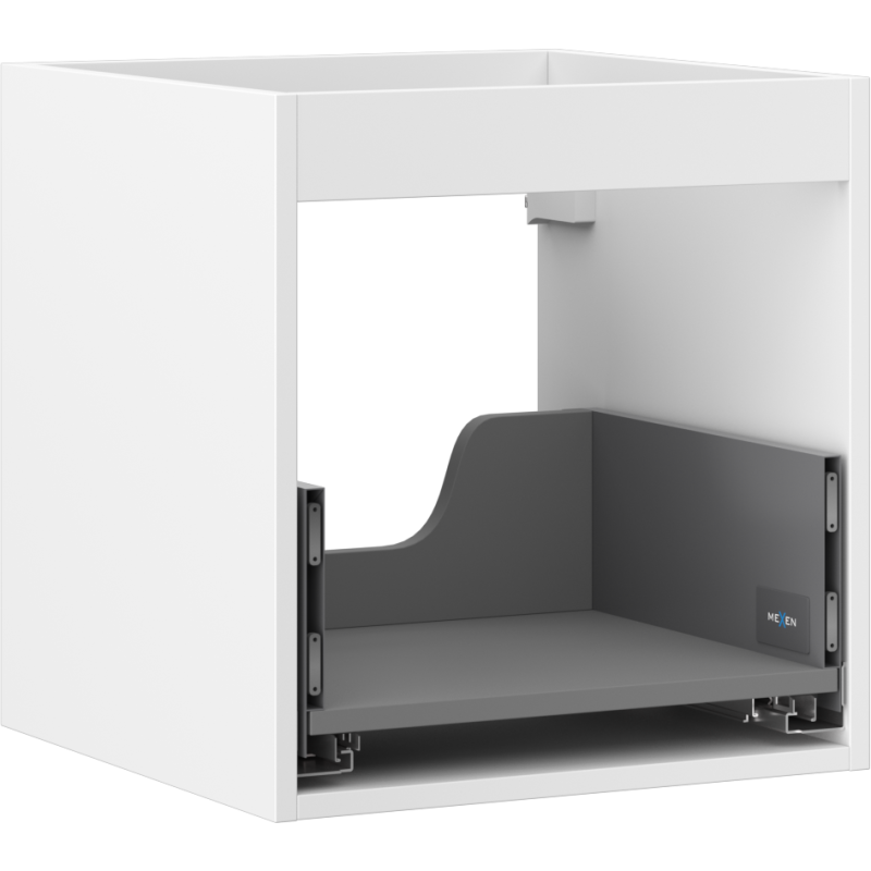 Mexen Box-A Korpus für Waschbeckenschrank 45 cm, 1 Schublade, Weiß Matt - 91AX0-0450-470-1-01