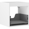 Mexen Box-A cabinet body under the washbasin 45 cm, 1 drawer, white matt - 91AX0-0450-470-1-01