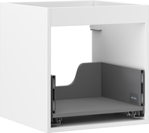 Mexen Box-A kastlichaam voor wastafel 45 cm, 1 lade, wit mat - 91AX0-0450-470-1-01