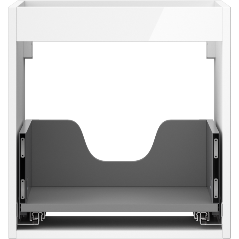 Mexen Box-A kastlichaam voor wastafelonderkast 45 cm, 1 lade, wit glans - 91AX0-0450-470-1-00
