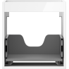 Mexen Box-A kastlichaam voor wastafelonderkast 45 cm, 1 lade, wit glans - 91AX0-0450-470-1-00