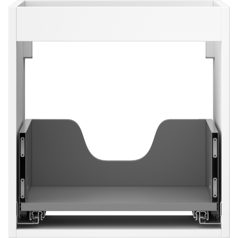 Mexen Box-A cabinet body under the washbasin 45 cm, 1 drawer, white matt - 91AX0-0450-470-1-01