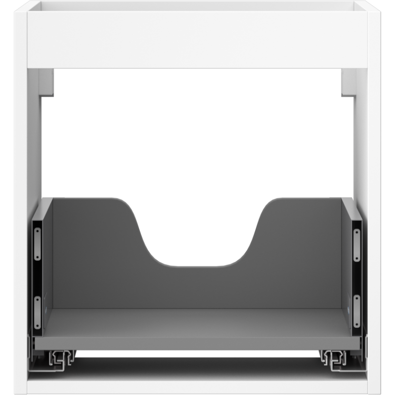 Mexen Box-A kastframe onder de wastafel 45 cm, 1 lade, wit mat - 91AX0-0450-470-1-01