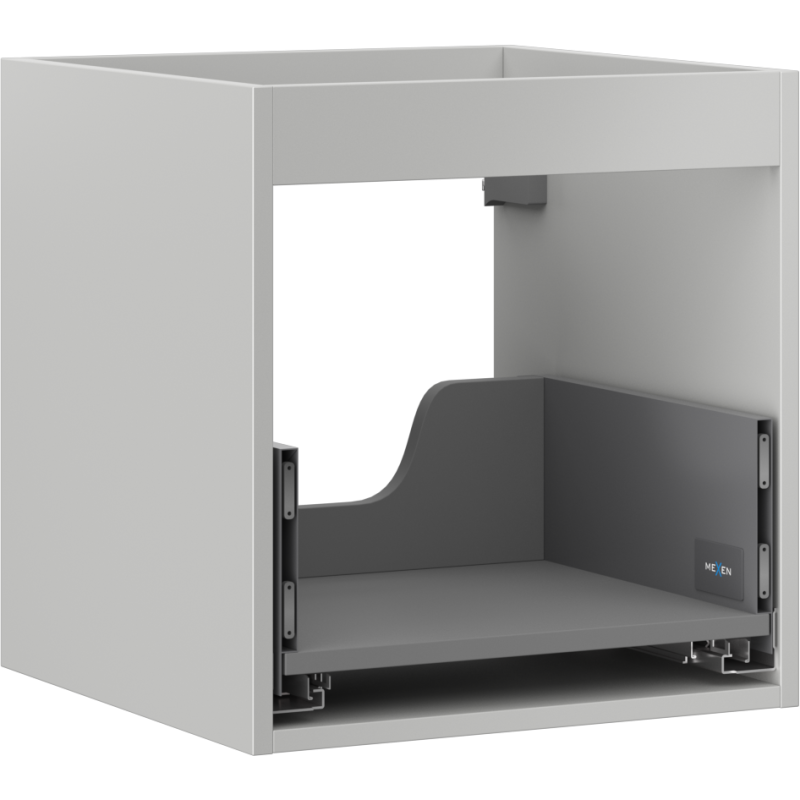 Mexen Box-A corpo do armário de lavatório de 45 cm, 1 gaveta, cinza mate - 91AX0-0450-470-1-62
