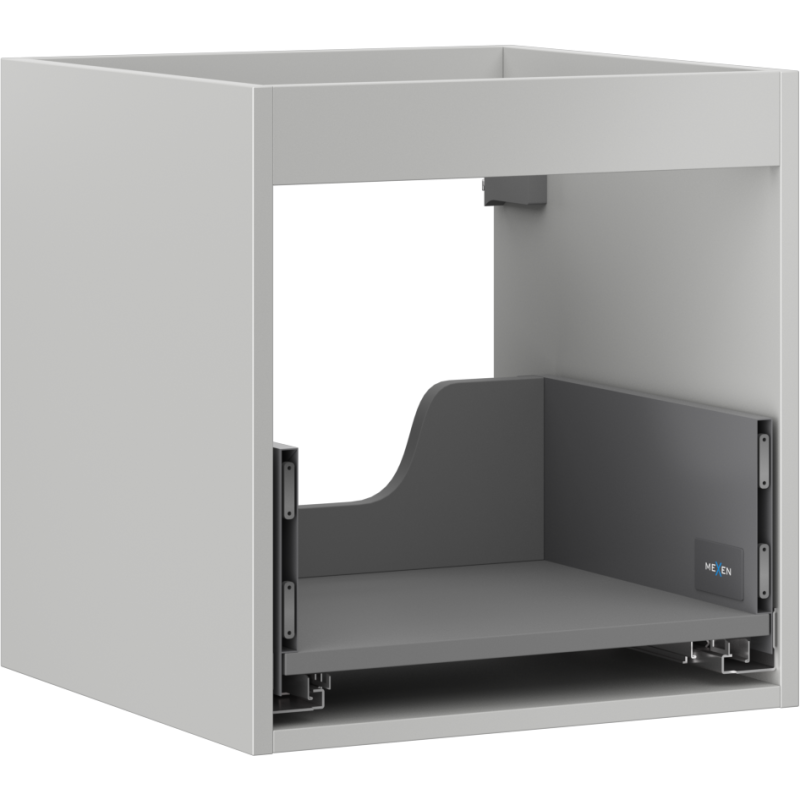 Mexen Box-A kastonderstel 45 cm, 1 lade, grijs mat - 91AX0-0450-470-1-62