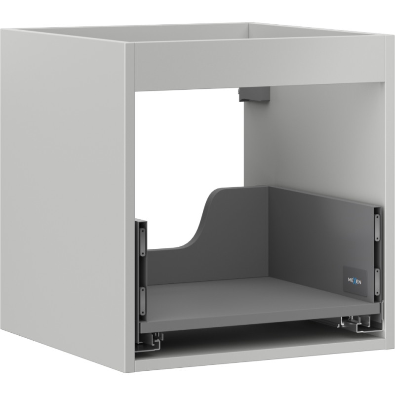 Mexen Box-A tijelo ormarića ispod umivaonika 45 cm, 1 ladica, siva mat - 91AX0-0450-470-1-62