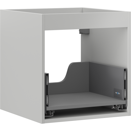 Mexen Box-A corps du meuble sous-lavabo 45 cm, 1 tiroir, gris mat - 91AX0-0450-470-1-62
