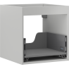 Mexen Box-A corpo do armário de lavatório de 45 cm, 1 gaveta, cinza mate - 91AX0-0450-470-1-62