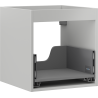 Mexen Box-A corps de meuble sous-vasque 45 cm, 1 tiroir, gris mat - 91AX0-0450-470-1-62