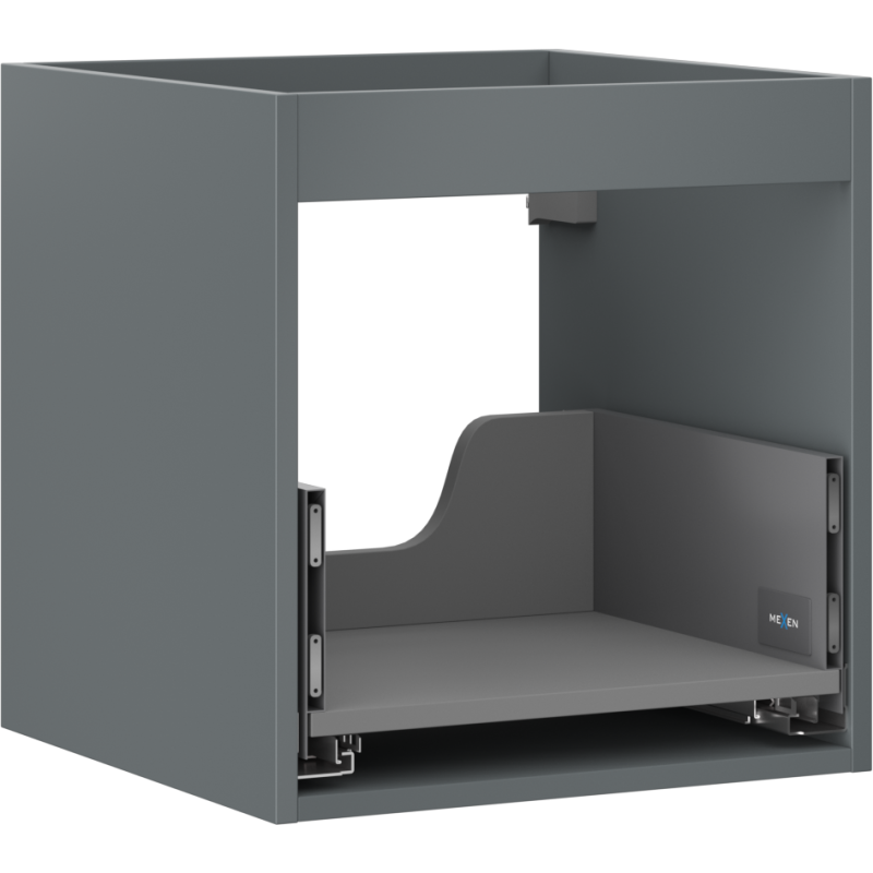 Mexen Box-A cuerpo del gabinete lavabo 45 cm, 1 cajón, grafito mate - 91AX0-0450-470-1-66