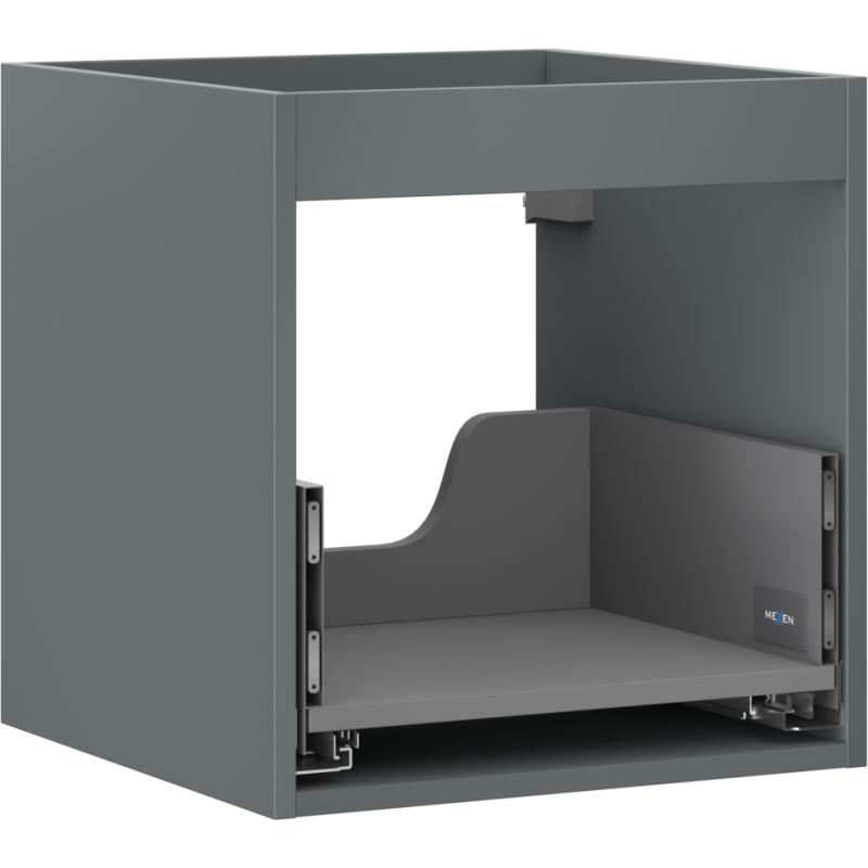Mexen Box-A korpus szafki podumywalkowej 45 cm, 1 szuflada, grafit mat - 91AX0-0450-470-1-66