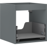Mexen Box-A korpus szafki podumywalkowej 45 cm, 1 szuflada, grafit mat - 91AX0-0450-470-1-66