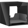 Mexen Box-A onderkast voor wastafel 45 cm, 1 lade, zwart glanzend - 91AX0-0450-470-1-70