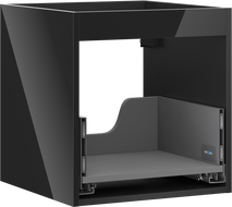 Mexen Box-A corps du meuble sous-lavabo 45 cm, 1 tiroir, noir brillant - 91AX0-0450-470-1-70