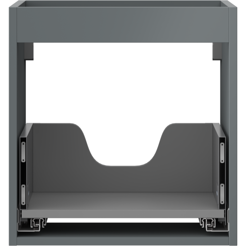 Mexen Box-A corpo mobiletto sottolavabo 45 cm, 1 cassetto, grafite opaco - 91AX0-0450-470-1-66