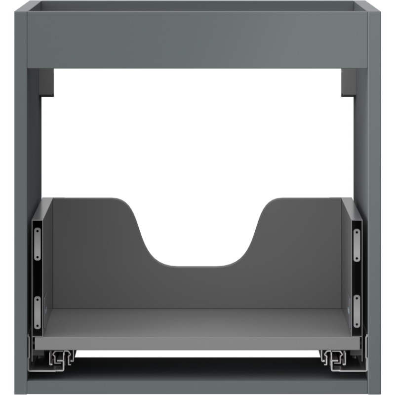 Mexen Box-A cuerpo del gabinete lavabo 45 cm, 1 cajón, grafito mate - 91AX0-0450-470-1-66