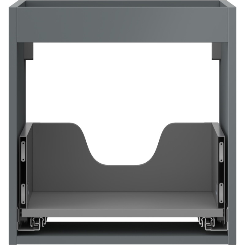Mexen Box-A kastlichaam voor wastafelonderkast 45 cm, 1 lade, grafiet mat - 91AX0-0450-470-1-66