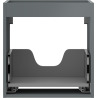 Mexen Box-A corps de meuble sous-vasque 45 cm, 1 tiroir, graphite mat - 91AX0-0450-470-1-66