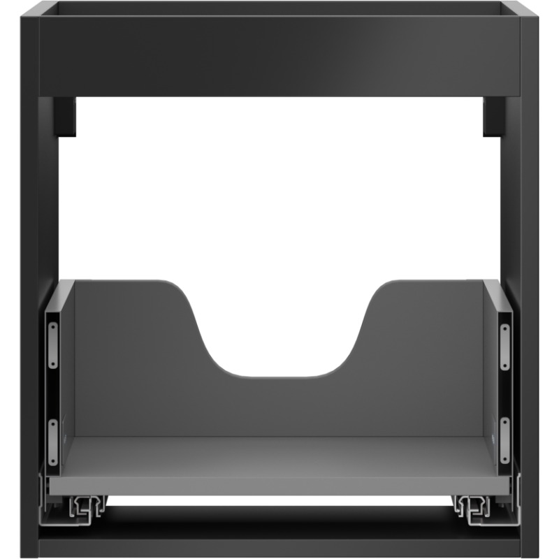 Mexen Box-A corps du meuble sous-lavabo 45 cm, 1 tiroir, noir mat - 91AX0-0450-470-1-71