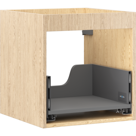 Mexen Box-A Korpus für Waschtischunterschrank 45 cm, 1 Schublade, Eiche - 91AX0-0450-470-1-81