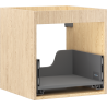 Mexen Box-A valamukapi korpus 45 cm, 1 sahtel, tamm - 91AX0-0450-470-1-81