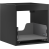 Mexen Box-A cuerpo del armario bajo lavabo 45 cm, 1 cajón, negro mate - 91AX0-0450-470-1-71