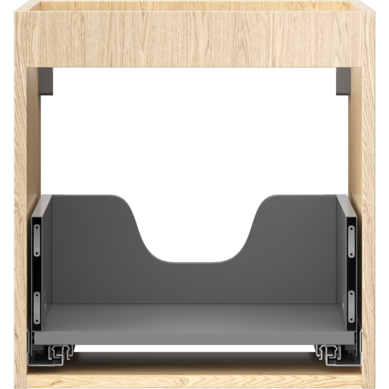 Mexen Box-A corps de meuble sous lavabo 45 cm, 1 tiroir, chêne - 91AX0-0450-470-1-81