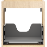 Mexen Box-A corps de meuble sous lavabo 45 cm, 1 tiroir, chêne - 91AX0-0450-470-1-81