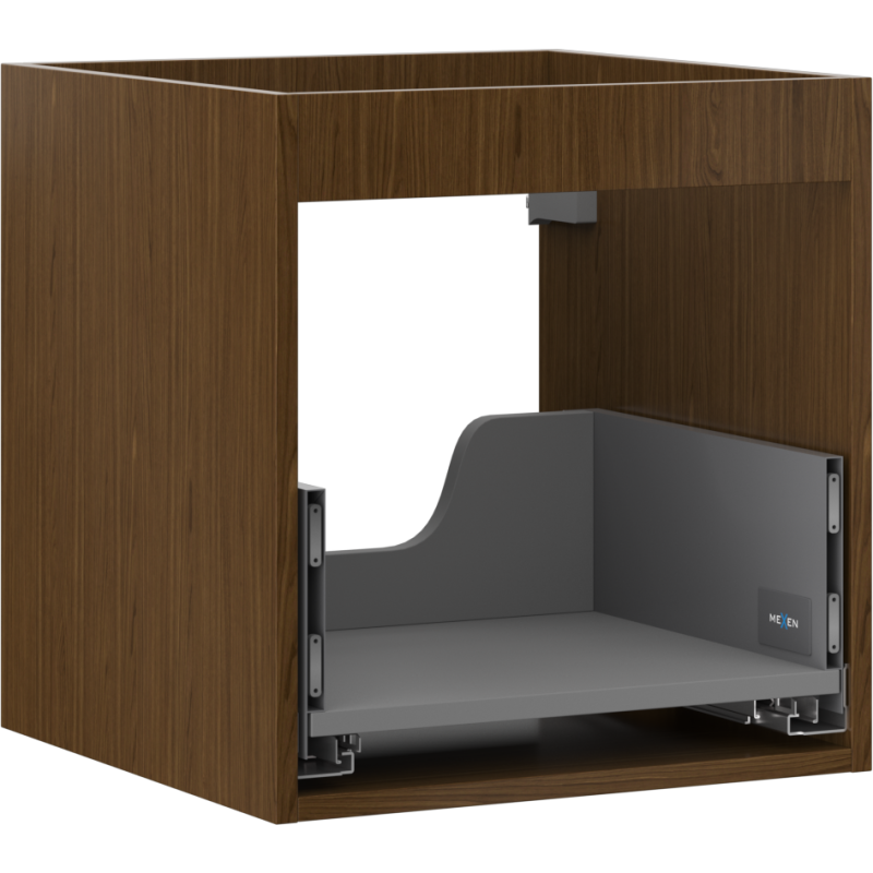 Mexen Box-A base cabinet body 45 cm, 1 drawer, walnut - 91AX0-0450-470-1-86