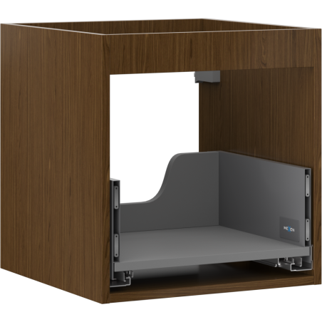 Mexen Box-A corpo mobile lavabo 45 cm, 1 cassetto, noce - 91AX0-0450-470-1-86