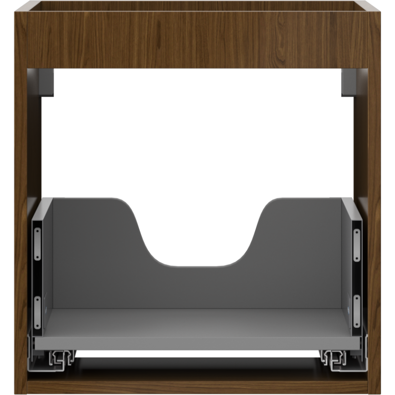 Mexen Box-A corpo mobile lavabo 45 cm, 1 cassetto, noce - 91AX0-0450-470-1-86