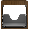 Mexen Box-A korpus szafki podumywalkowej 45 cm, 1 szuflada, orzech - 91AX0-0450-470-1-86