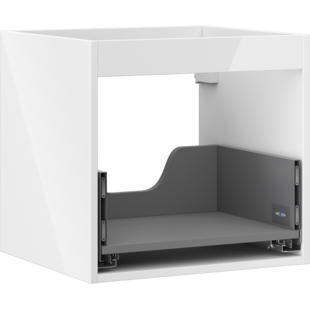 Mexen Box-A armario bajo lavabo 50 cm, 1 cajón, blanco brillante - 91AX0-0500-470-1-00