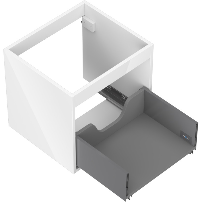 Mexen Box-A valamualusekapi korpus 50 cm, 1 sahtel, valge läige - 91AX0-0500-470-1-00