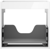 Mexen Box-A kastframe voor wastafelonderkast 50 cm, 1 lade, wit glanzend - 91AX0-0500-470-1-00