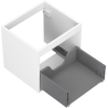 Mexen Box-A cabinet body 50 cm, 1 drawer, white matte - 91AX0-0500-470-1-01