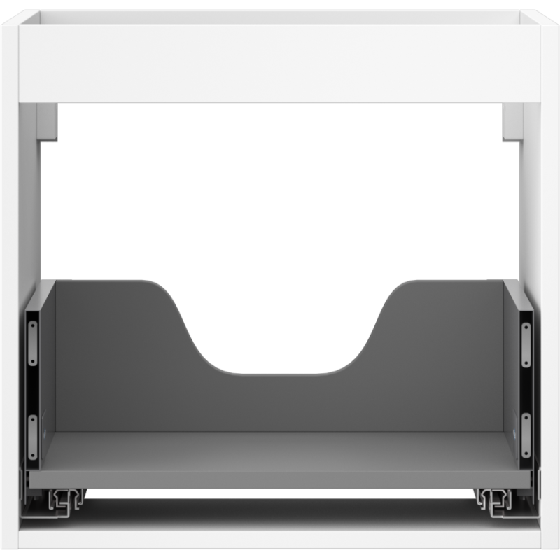 Mexen Box-A corpo mobiletto sotto-lavabo 50 cm, 1 cassetto, bianco opaco - 91AX0-0500-470-1-01