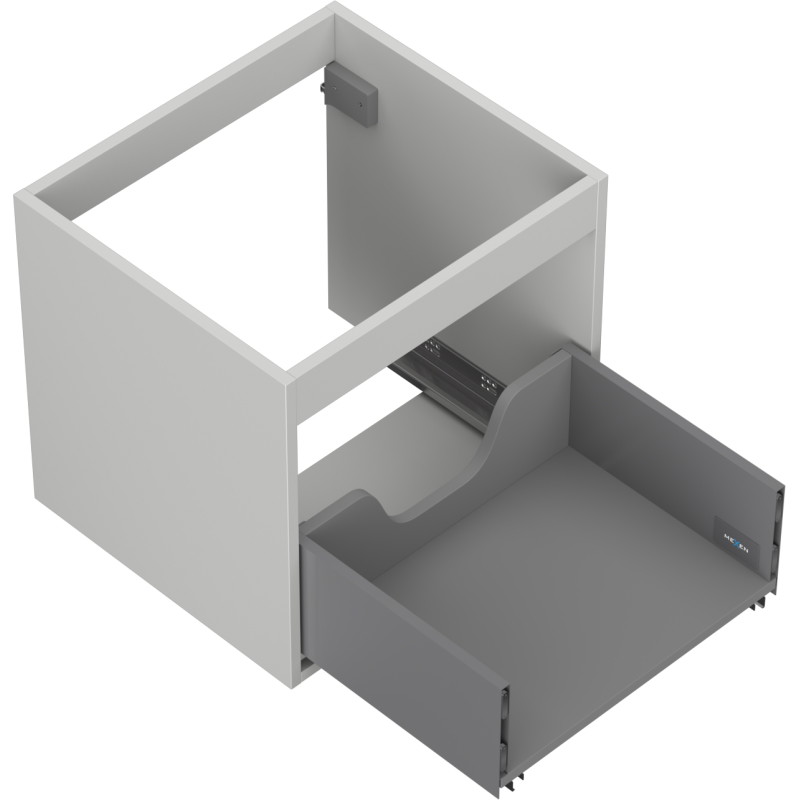Mexen Box-A aluskapp valamualusele 50 cm, 1 sahtel, hall matt - 91AX0-0500-470-1-62