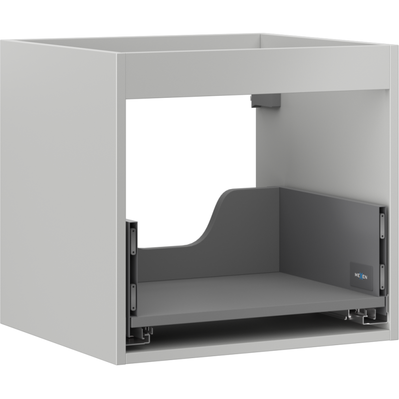 Mexen Box-A corpo de armário para lavatório 50 cm, 1 gaveta, cinza mate - 91AX0-0500-470-1-62