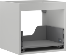 Mexen Box-A kastlichaam voor wastafel 50 cm, 1 lade, grijs mat - 91AX0-0500-470-1-62