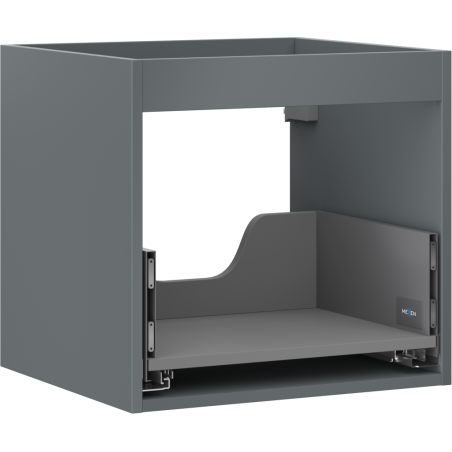 Mexen Box-A kastlichaam voor wastafel 50 cm, 1 lade, grafiet mat - 91AX0-0500-470-1-66