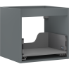 Mexen Box-A korpus szafki podumywalkowej 50 cm, 1 szuflada, grafit mat - 91AX0-0500-470-1-66