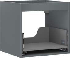 Mexen Box-A cuerpo del mueble de lavabo 50 cm, 1 cajón, grafito mate - 91AX0-0500-470-1-66