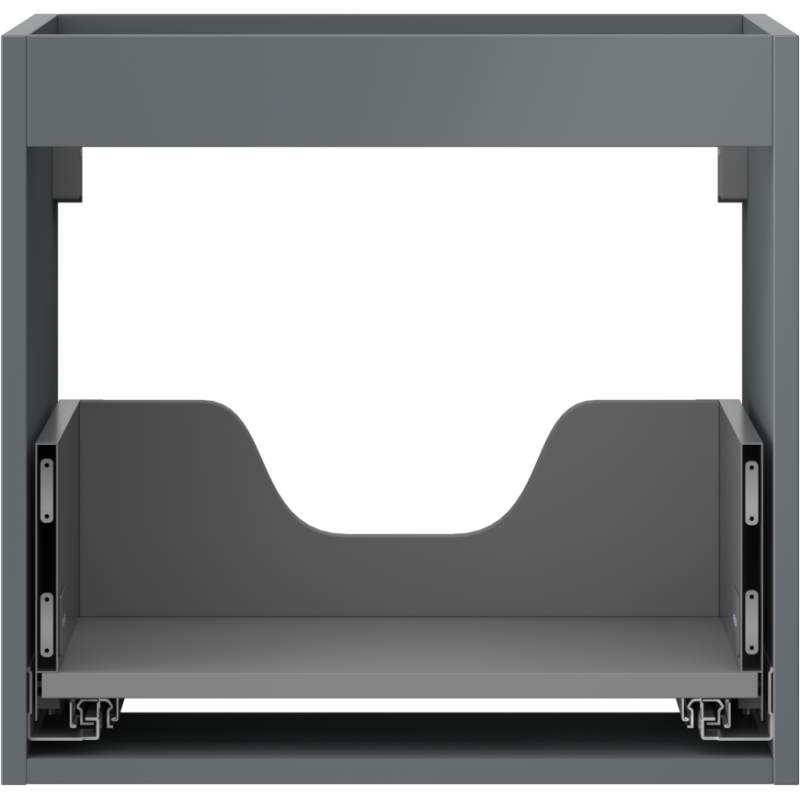 Mexen Box-A korpus szafki podumywalkowej 50 cm, 1 szuflada, grafit mat - 91AX0-0500-470-1-66