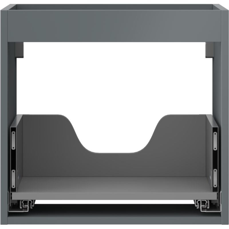 Mexen Box-A onderkast 50 cm, 1 lade, mat grafiet - 91AX0-0500-470-1-66