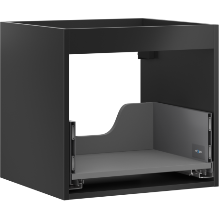 Mexen Box-A Korpus des Unterschranks 50 cm, 1 Schublade, Schwarz Matt - 91AX0-0500-470-1-71