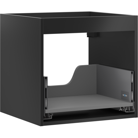 Mexen Box-A Waschtischunterschrank Korpus 50 cm, 1 Schublade, schwarz matt - 91AX0-0500-470-1-71